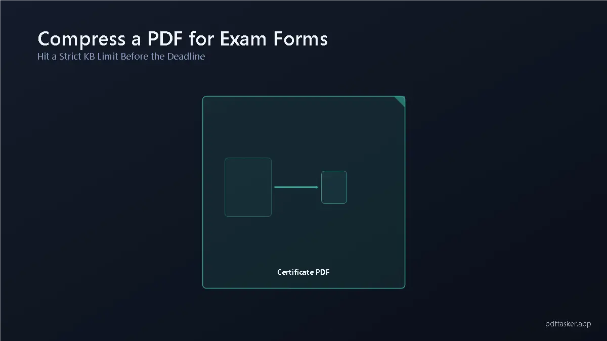 SSC Railway UPSC exam form ke upload page par PDF certificate size limit error, phone se scan kiya certificate compress hone se pehle