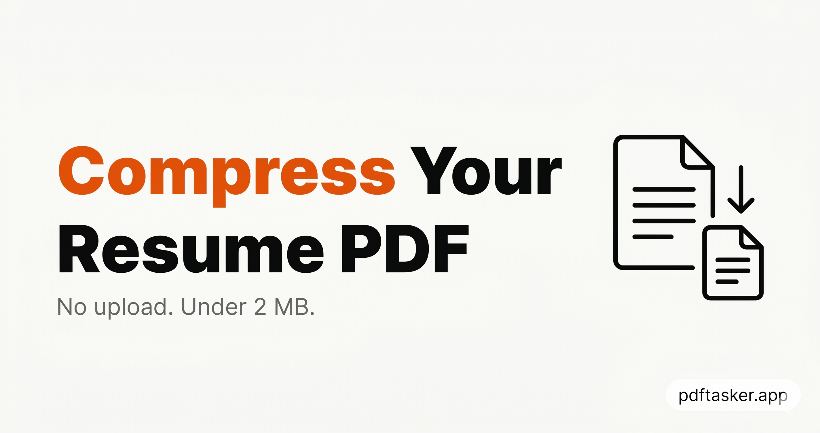 How to Compress a Resume PDF for Job Site Upload