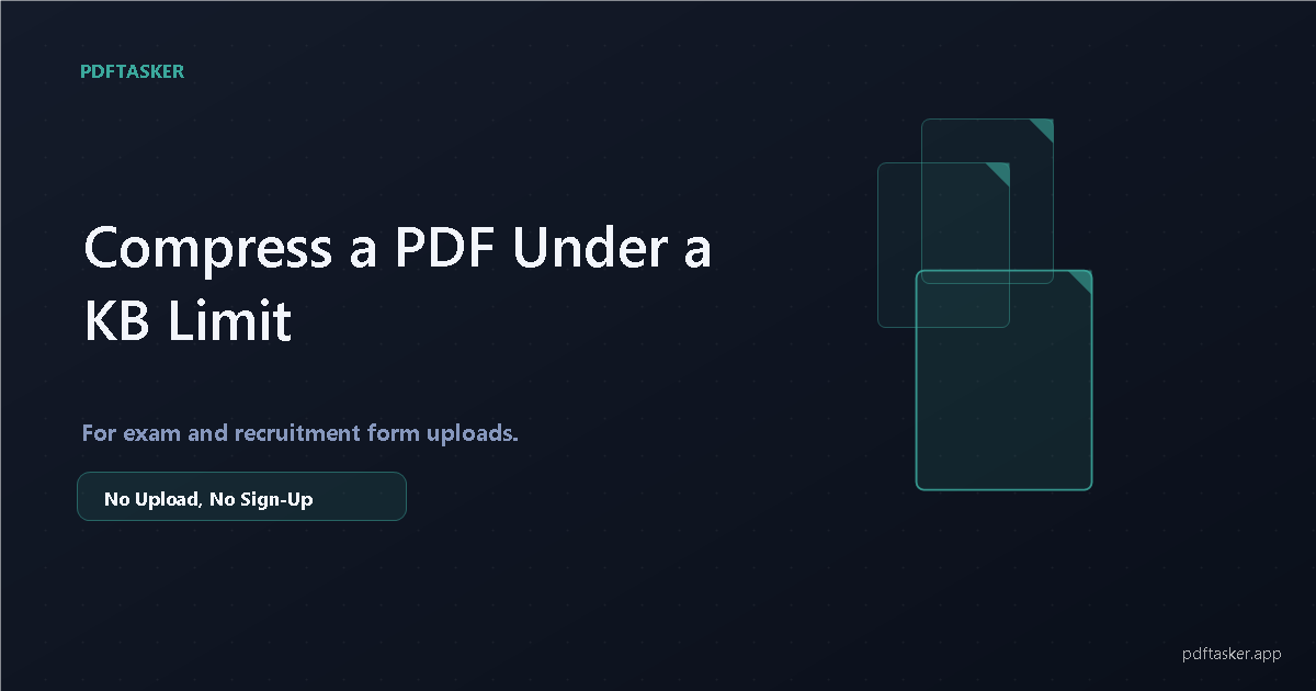 Exam Form Ke Liye PDF Certificate 100kb Ke Andar Kaise Karein