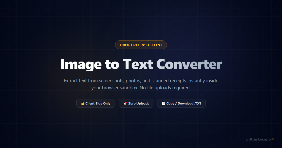 How to extract text from images online for free (No Upload)