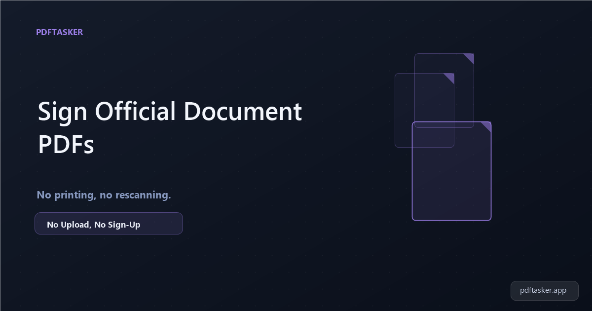 Cara Tanda Tangan Dokumen Resmi PDF Tanpa Cetak